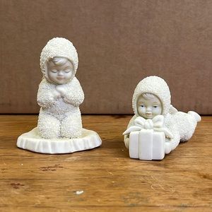 Snow kids with wings